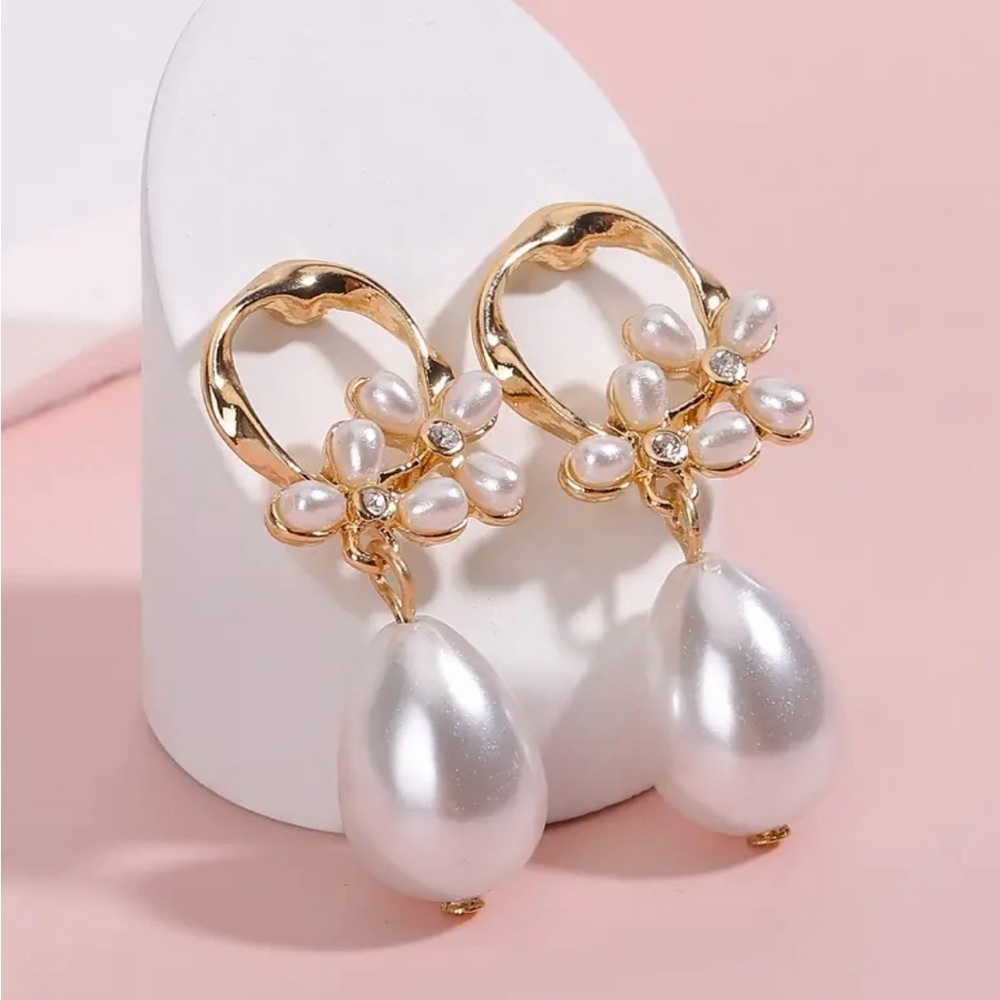 3 for $40 Pearl Dangle Earrings